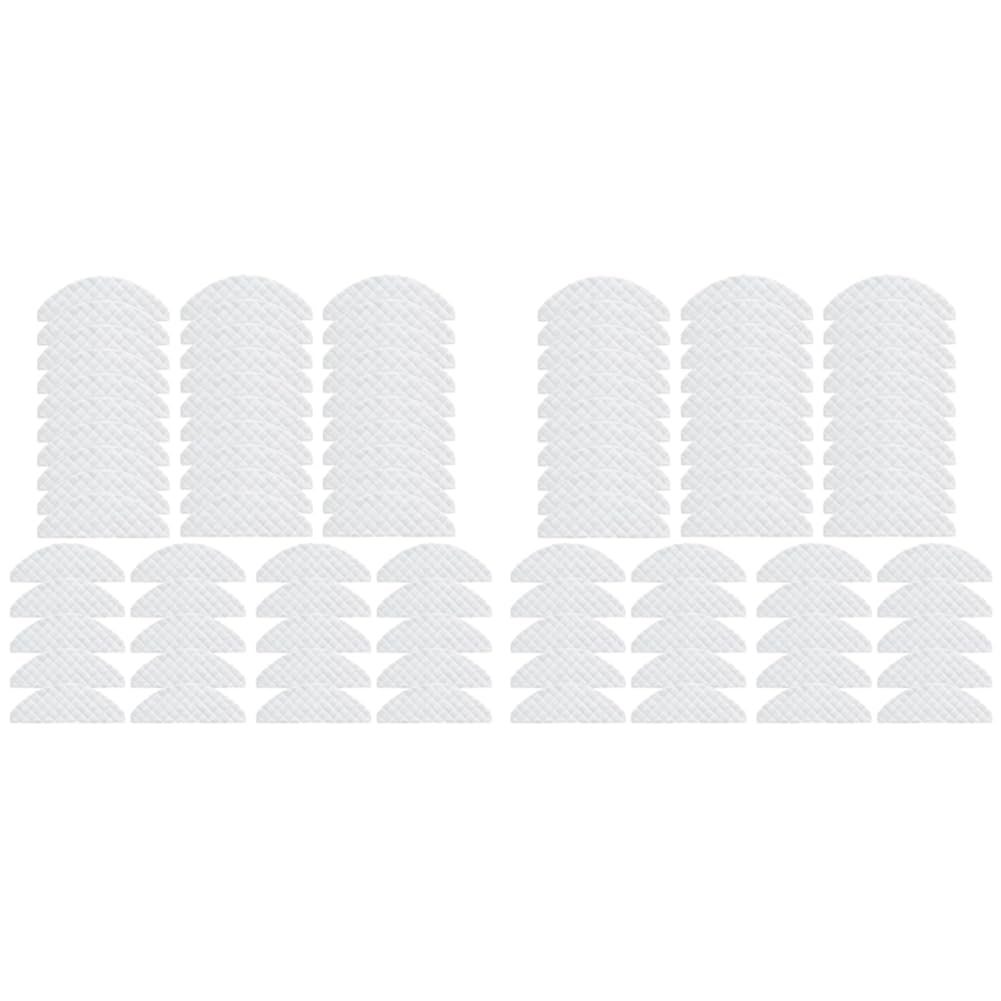 Hndhbfgrt 100Pcs Mops Cloths Disposable Wipes Parts Accessories for EVE Plus Robot Cleaner Sweeper