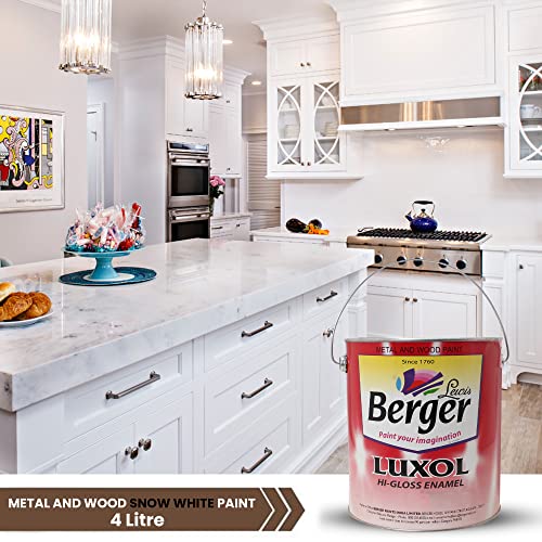 Image of Berger Luxol Hi Gloss Snow-White 4Ltr
