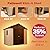 Patiowell 8 x 6 FT Plastic Outdoor Storage Shed with Floor, Resin Shed with Window and Lockable Door for Garden, Backyard, Tool Storage Use, Easy to Install in Beige (Kick-it Shed)