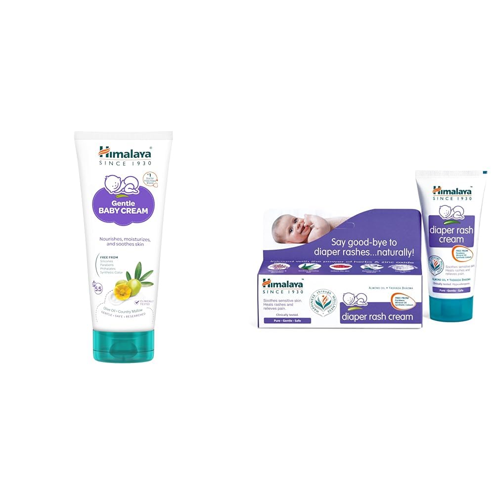 Himalaya Baby Cream (200Ml) And Himalaya Baby Diaper Rash Cream (100Gm)-image-25