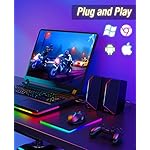 LENRUE Computer Speakers, USB/USB-C Powered PC Speakers with Loud Stereo Sound, Headphone-in for Desktop, iMac, MacBook, Laptop, Monitor (USB-C to USB Adapter Included) - Image 5