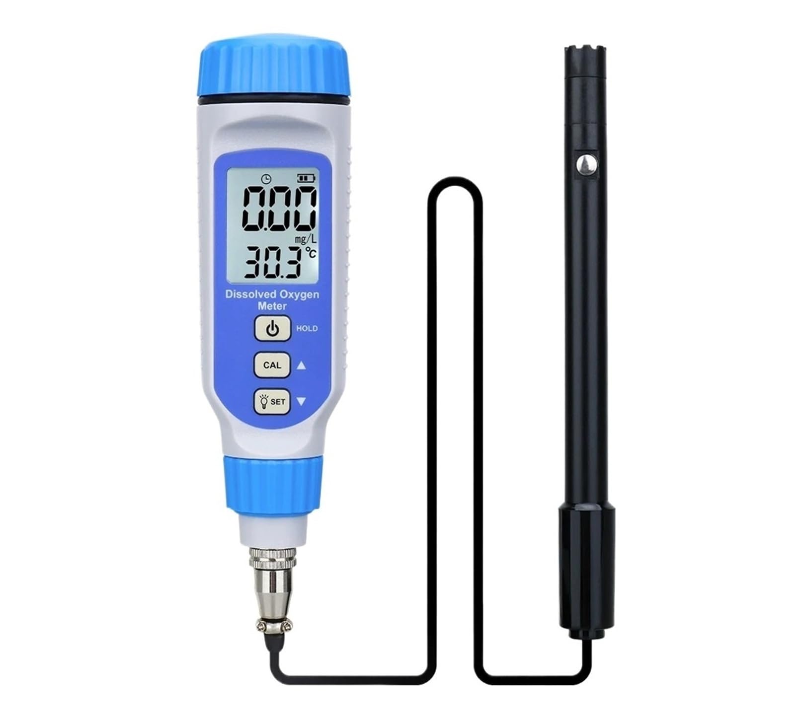 KOSBO Medidor Digital de oxígeno disuelto, probador de Calidad del Agua, analizador de oxígeno portátil, Detector de Contenido de oxígeno en Agua Tipo bolígrafo.