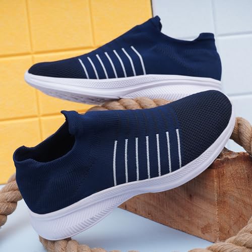 Image of STAPER Running Shoes for Men | Walking & Gym Shoes with Max Cushion Technology | Sneakers Slip On Moccasin Socks Shoes for Men