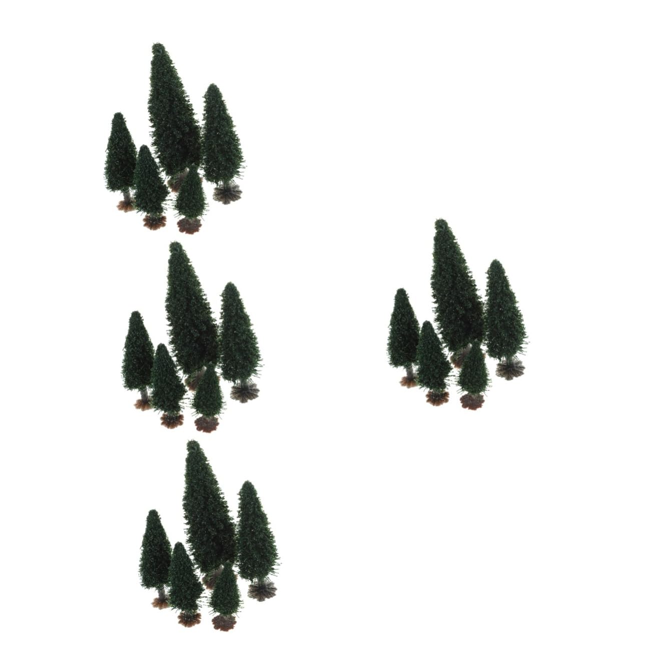 VILLCASE Árboles De Diorama 60 Piezas Modelo de Paisaje de árbol pequeño Mini arboles decoración Vegetal Modelos decoración de árboles arboles en Miniatura para Manualidades Tridimensional