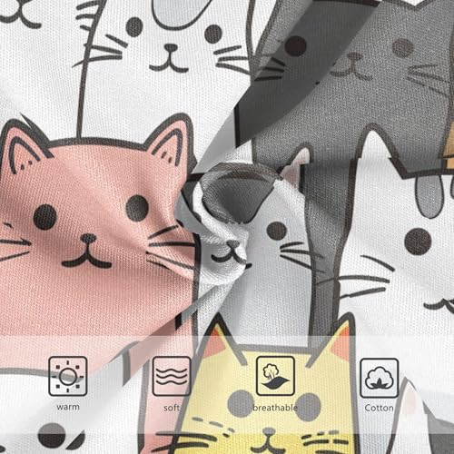 Cotton Toddlers Underwear Floral Cute Cartoon Cat Funny Cute Panties Girl Fun Print Briefs Undies Kids 2t3