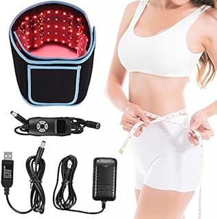TOPQSC Infrared Red Light Therapy Belt for Pai.n Relief, 20W Homeuse Wearable Infrared Light Therapy Pad for Back Shoulder Joints Muscle Pai.n Relief, Massager Equipment