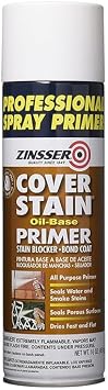 2-Pack of 16 oz Zinsser 03609 Cover-Stain White Oil-Based Stain Blocker