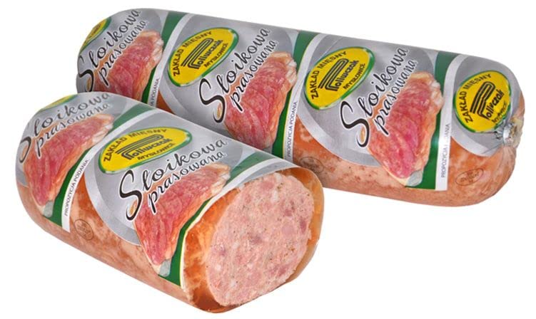 Poliwczak Hackfleisch Schinken mit Gelee Tiroler Tyrolska z galaretka ca. 1,1 kg