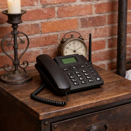 Teléfono inalámbrico de escritorio GSM Dual SIM 2G miniatura 5
