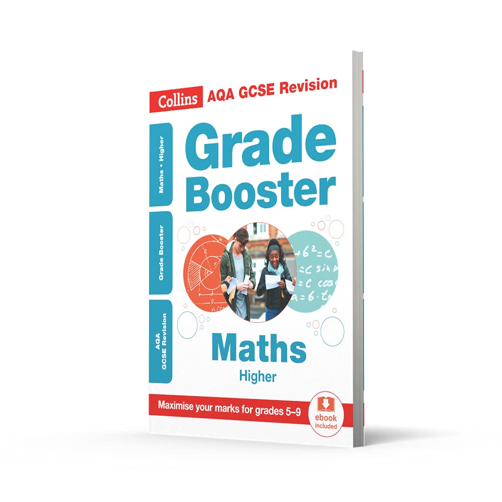 AQA GCSE 9-1 Maths Higher Grade Booster (Grades 5-9): Ideal for home learning, 2021 assessments and 2022 exams (Collins GCSE Grade 9-1 Revision)