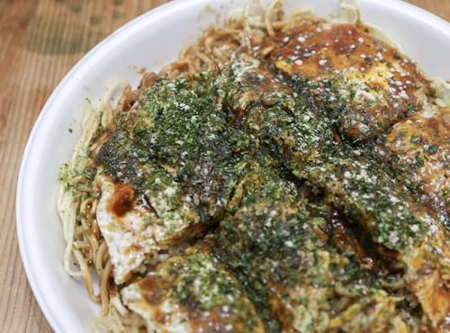 【旨菜笑顔亭】広島お好み焼 430g 1枚 カープソース小袋付 磯野製麺 電子レンジ対応容器 広島 冷凍食品 グルメ 広島名物 国産豚肉