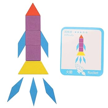 パターンブロック Amazon.co.jp: 木製パターンブロックセット 幾何学的形状パズル