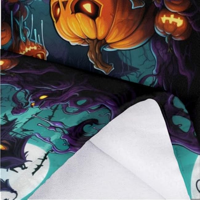 Halloween Castle Pumpkins Reusable Plastic Bag Holder Lightweight Grocery Bag Holder for Plastic Bags Wall Mount Shopping Bag Storage Dispenser Kitchen Large Grocery Bag Organizer Holder Carrier