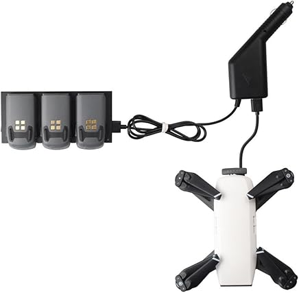 Prevently Cargador de Coche, Nuevo Creativo Puerto USB avanzado Inteligente Adaptador de Bater?a Cargador de Coche para dji Spark Drone Prevently Cargador de Coche, Nuevo Creativo Puerto USB avanzado Inteligente Adaptador de Bater?a Cargador de Coche para dji Spark Drone