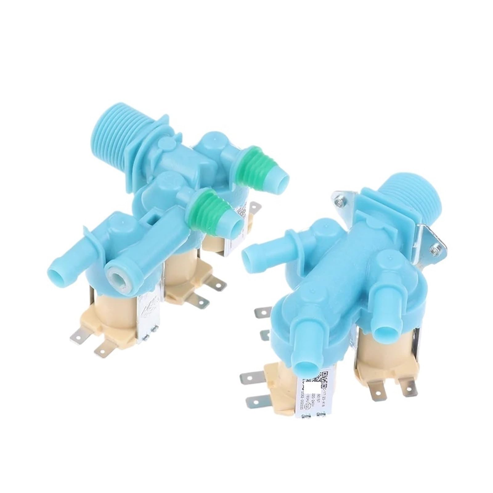 Compatible For Samsung, DC62-00266E DC62-00233D AC220-240V Washing Machine Double Head Water Inlet Solenoid Valve, Washing Machine Inlet Valve(DC62 00266E)