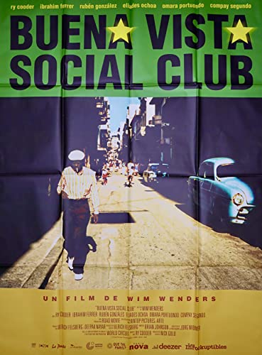 Affiche Buena Vista Social Club 120x160 cm affiche de film originale pliée 2021
