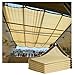 Produktbild Sonnenschutz Schattennetz, 2x3m 2x4m 3x3m 3x5m 4x6m 4x8m 5x6m Sonnensegel, 85% Schatten Tuch, Winddichtes Schattiernetz Für Terrassen/pergolen, Gewächshaus Abdeckungen,Beige-3x5m/9.8 * 16.4ft