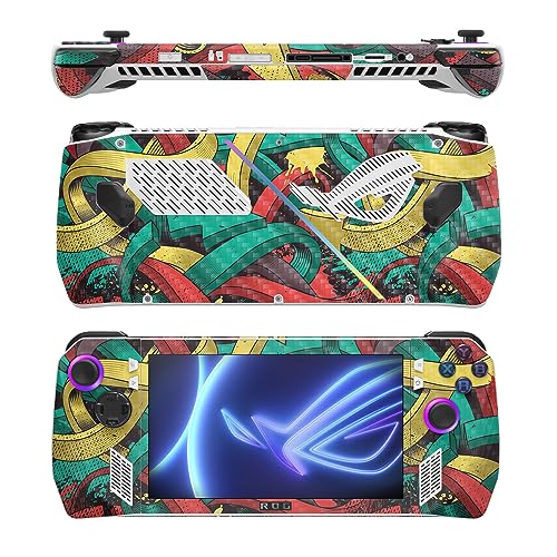 Image of MightySkins Skin Compatible with Asus ROG Ally - Puppy Fall | Protective, Durable, and Unique Vinyl Decal wrap Cover | Easy to Apply, Remove, and Change Styles