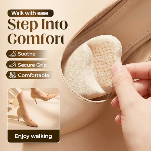 Almohadillas metatarsales para mujer, 3 pares, diseño antideslizante miniatura 2