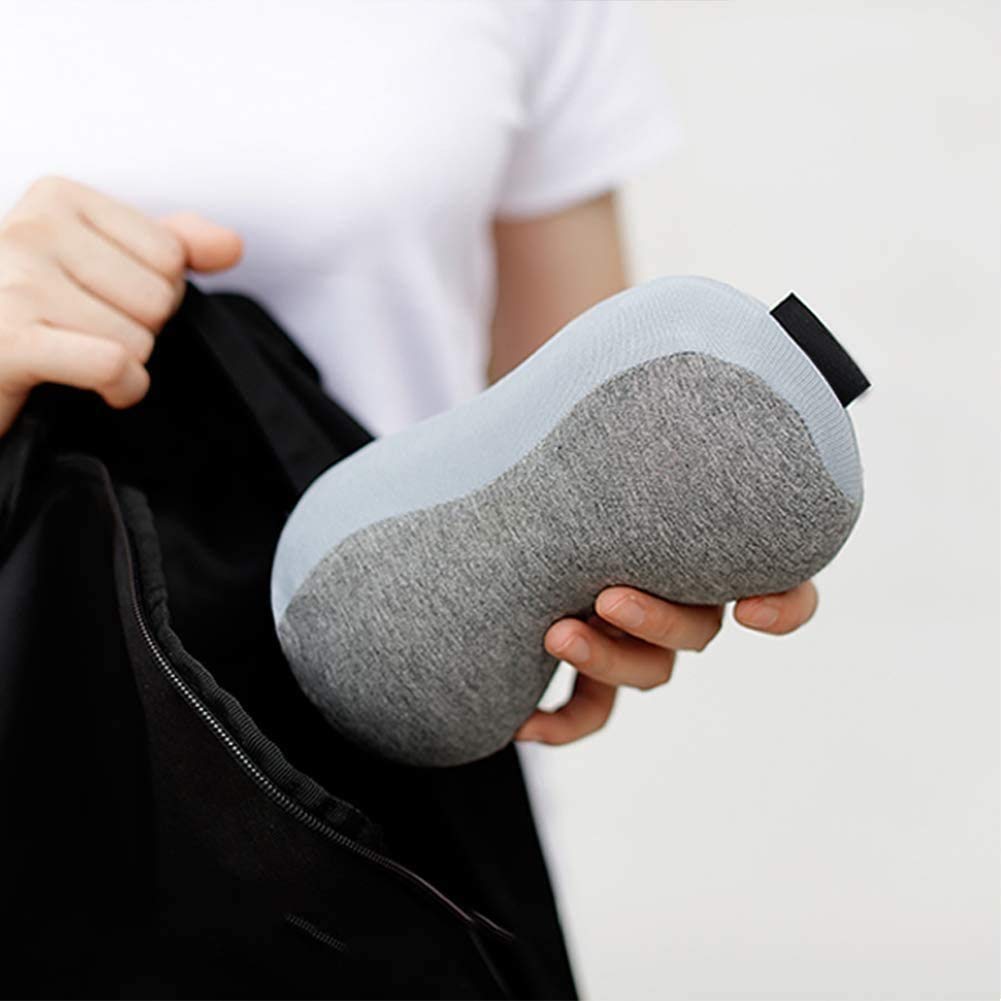Podróżny chleb Podróżna poduszka pod kark, Czysta pianka pamięciowa Poduszka podróżna do podróży samolotem, Ergonomiczne podparcie szyi Poduszka do spania na podróż, przenośne akcesoria podróżne (kolor: A)