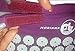 MORINHA Spinal Acupressure Mat Yoga Fitness Nail with Spike Tongue (Without Pillow Prickle) for Sciatica, Back and Neck Pain Relief and Stones Foot Rug Relax Muscle Anti-Stress, Purple Travel Bag