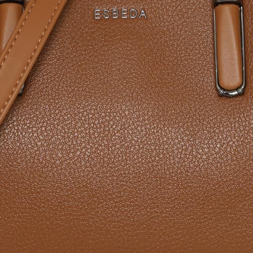 Image of ESBEDA Classic Pebble Texture Handbag For Womens