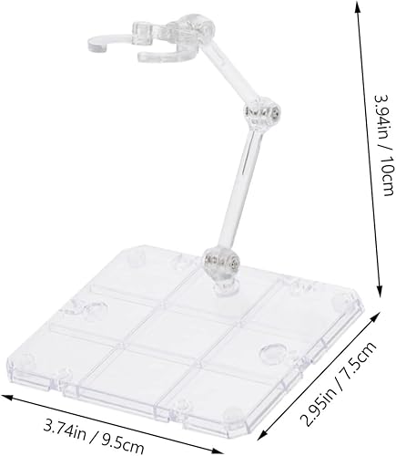 Vista 29 de iplusmile iplusmile - Soporte para figura de acción, soporte de exhibición de figuras de acción de montaje de bricolaje, soporte de soporte para Rojo