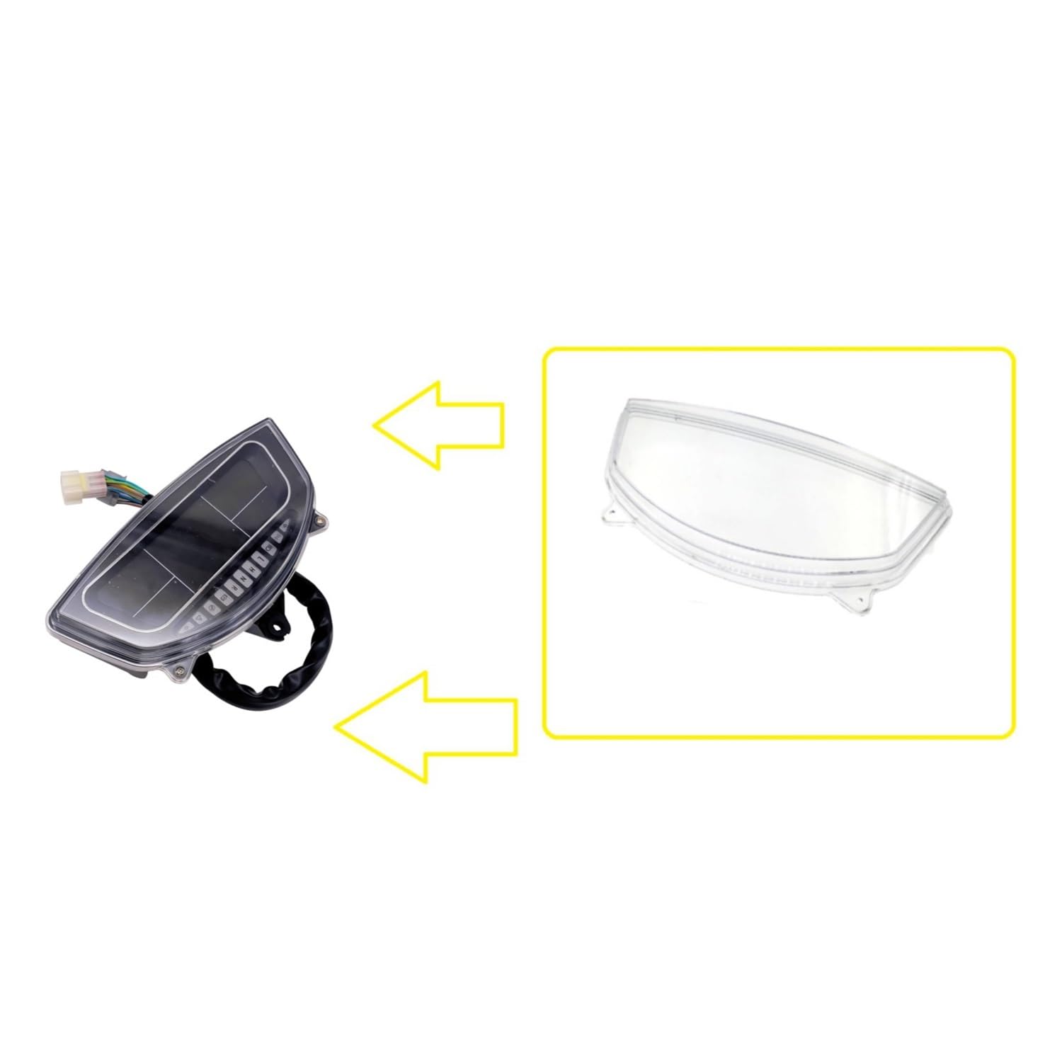 Armaturenbrett-Oberabdeckung for CFmoto 500 X5 CF188 CF500-5/5A/5B/5C 600 X6 625 CF196 CF600-B/C CF625-B/C ATV 9050-170114