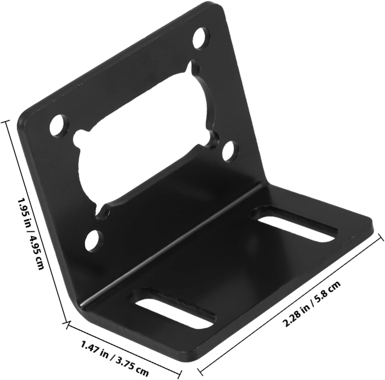 Motor Mounting Bracket L-Shaped Holder Gear Motor Rack Base Mount Stand Accessories