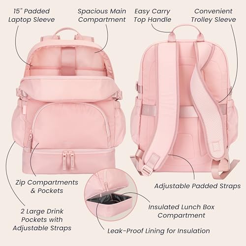 Image of Bentgo 2-in-1 Adult Backpack & Insulated Lunch Bag
