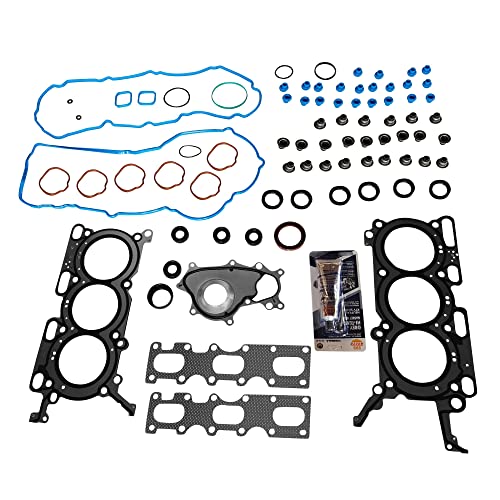 Image of Partsflow Cylinder Head Gasket Set w /Head Bolts For FORD EDGE For FORD POLICE INTERCEPTOR SEDAN For LINCOLN MKS For LINCOLN MKT For LINCOLN MKX For LINCOLN MKZ 3.7L 3726CC 227CID V6 DOHC, (24 VALVE)