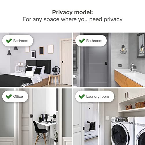 image for Richelieu Hardware 1701BPSBC Onward Pocket Door Pull, Privacy Lock, 3 