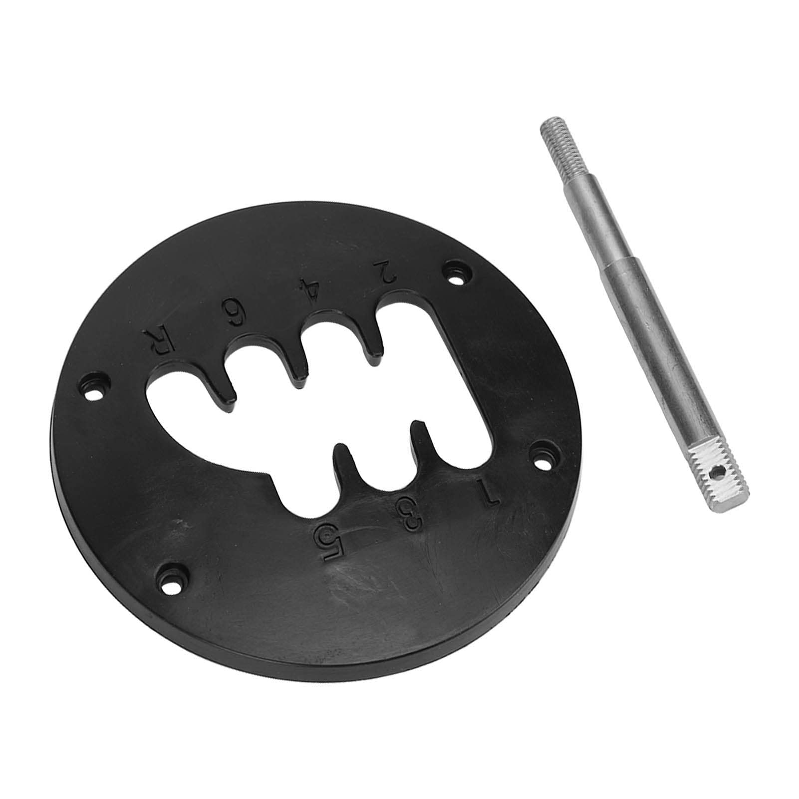 Mod de Manette de Vitesse à 6 Vitesses, Plaque de Manette de Vitesse à Mi-course Courte avec Adaptateur de Manette de Vitesse de 95 Mm, pour Pièces D'accessoires Thrustmaster TH8A