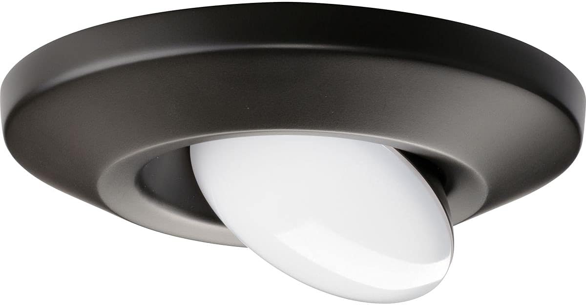 Intrinsic Collection 1-Light Antique Bronze Modern LED Surface Mount Eyeball Downlight