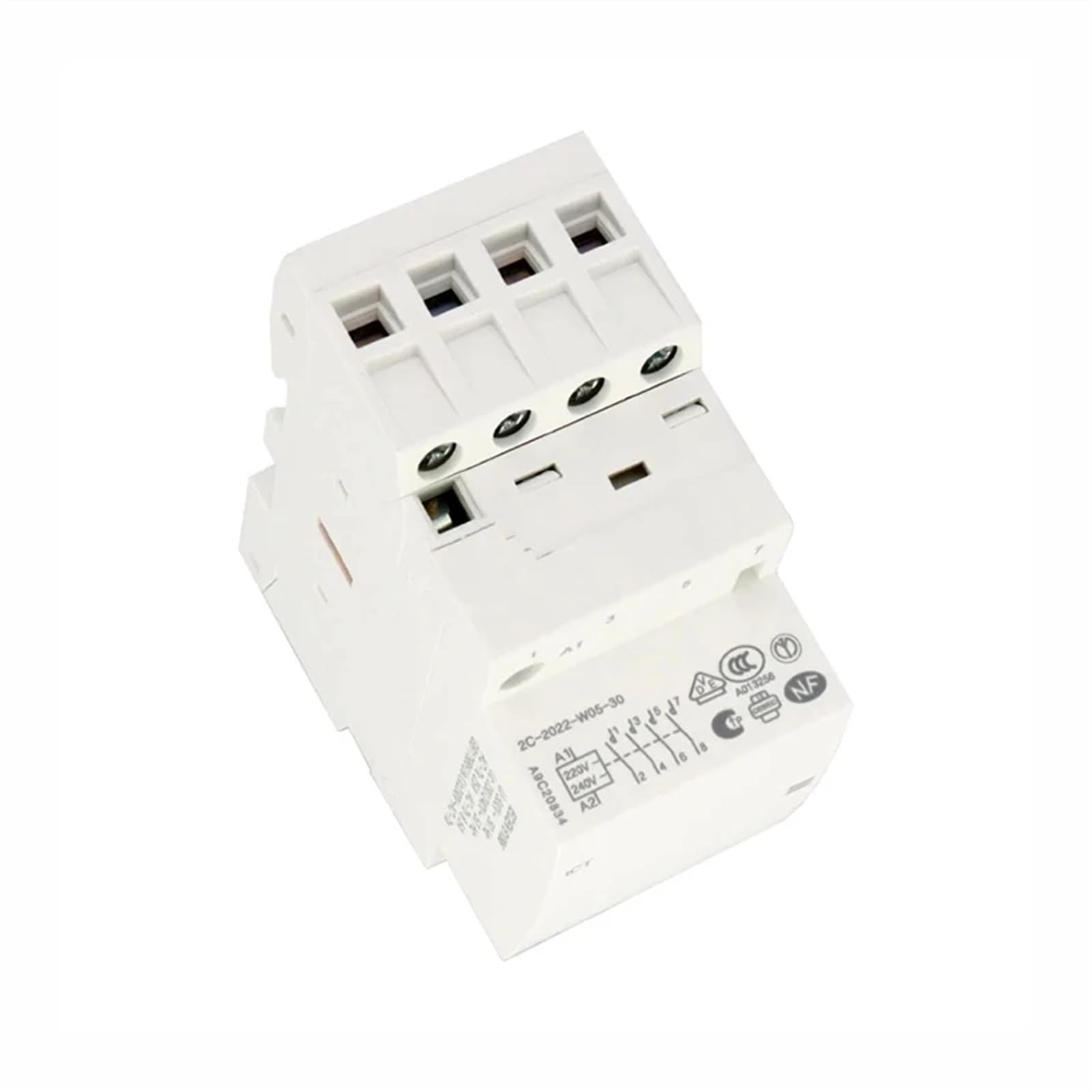 Stycznik modułowy ICT-25A 4P 2P 2NO lub 2NC 1NO1NC 24V 110V 220V Automatyczny do użytku domowego 1 szt. (25A 4NO AC110V)