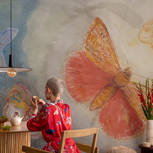 Adornos de pared de mariposas coloridas para tapar imperfecciones 4