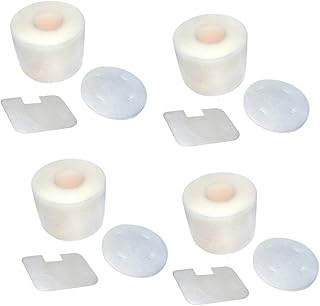 Eztronics Corp 4-Pack Filter Kit for Shark XFF36 fits Shark Navigator NV36 NV36A NV42 UV410 NV44, NV44 26, NV46, NV46C Swivel Deluxe Upright Vac Vacuum Cleaner Coaster