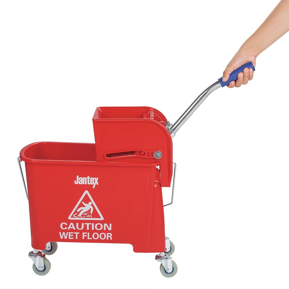 Jantex DL912 cubo y escurridor, 20 L, color rojo
