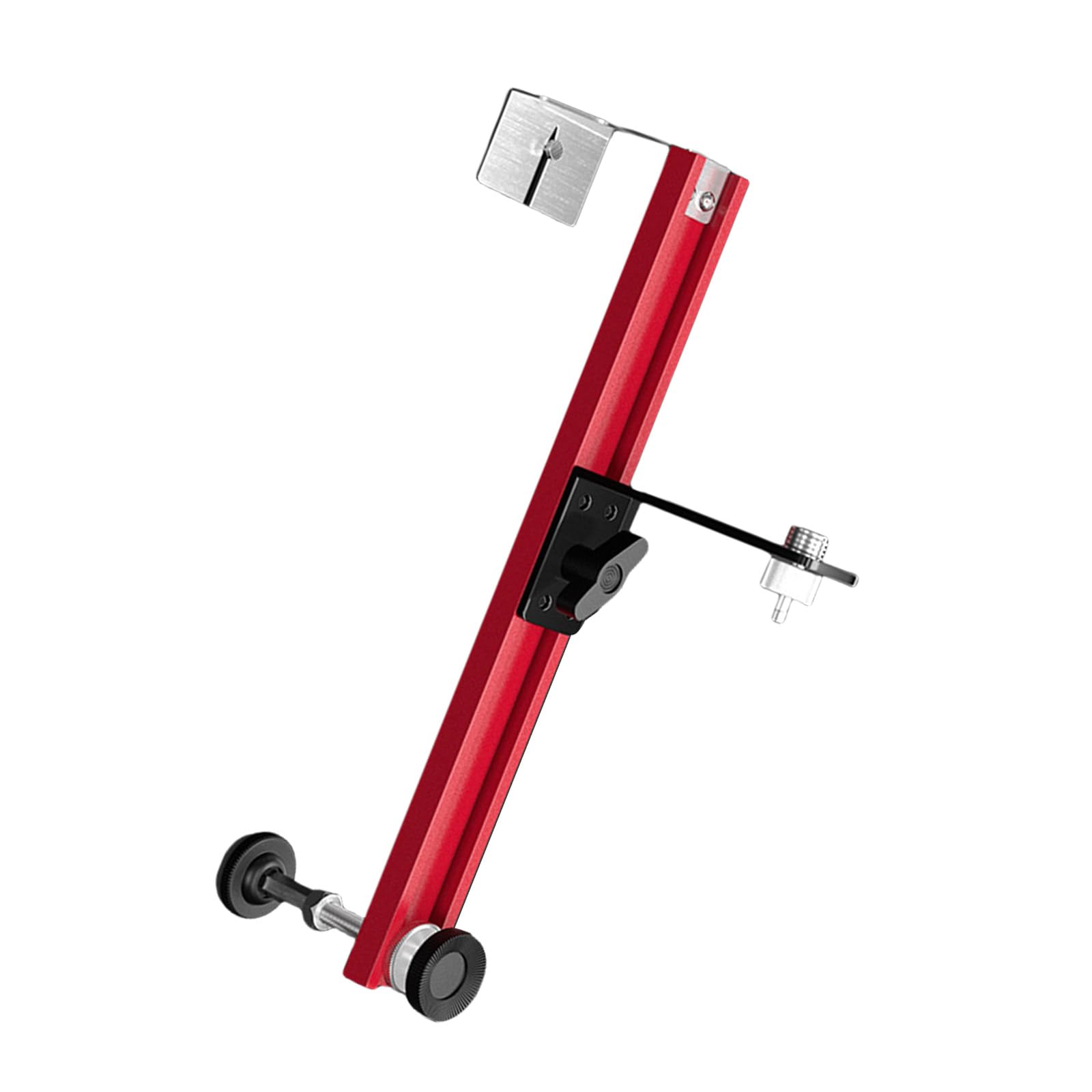 Soporte de nivel de burbuja de aluminio con adaptador ajustable de pared para elevación