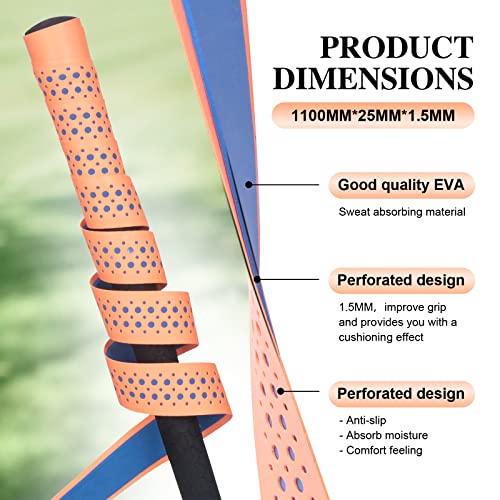 Self Control Golf Club Grip Wrapping Tapes Convenient & Anti-Slip Solution For Golf Overgrip (Red(15-Pack)) #TOP2