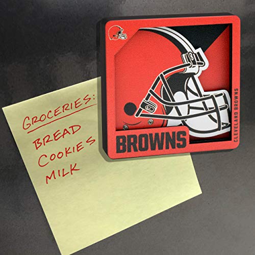 Aimant 3D NFL Cleveland Browns magnet solide pour fixer vos notes - 5
