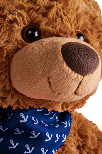 Brubaker Orsacchiotto di Peluche con Bandana Blu