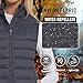 Spyder Womens Puffer Vest - Lightweight Sleeveless Puffer Vest Women - Cozy Fall Fashion Warm Quilted Jackets for Women, Size Small, Charcoal