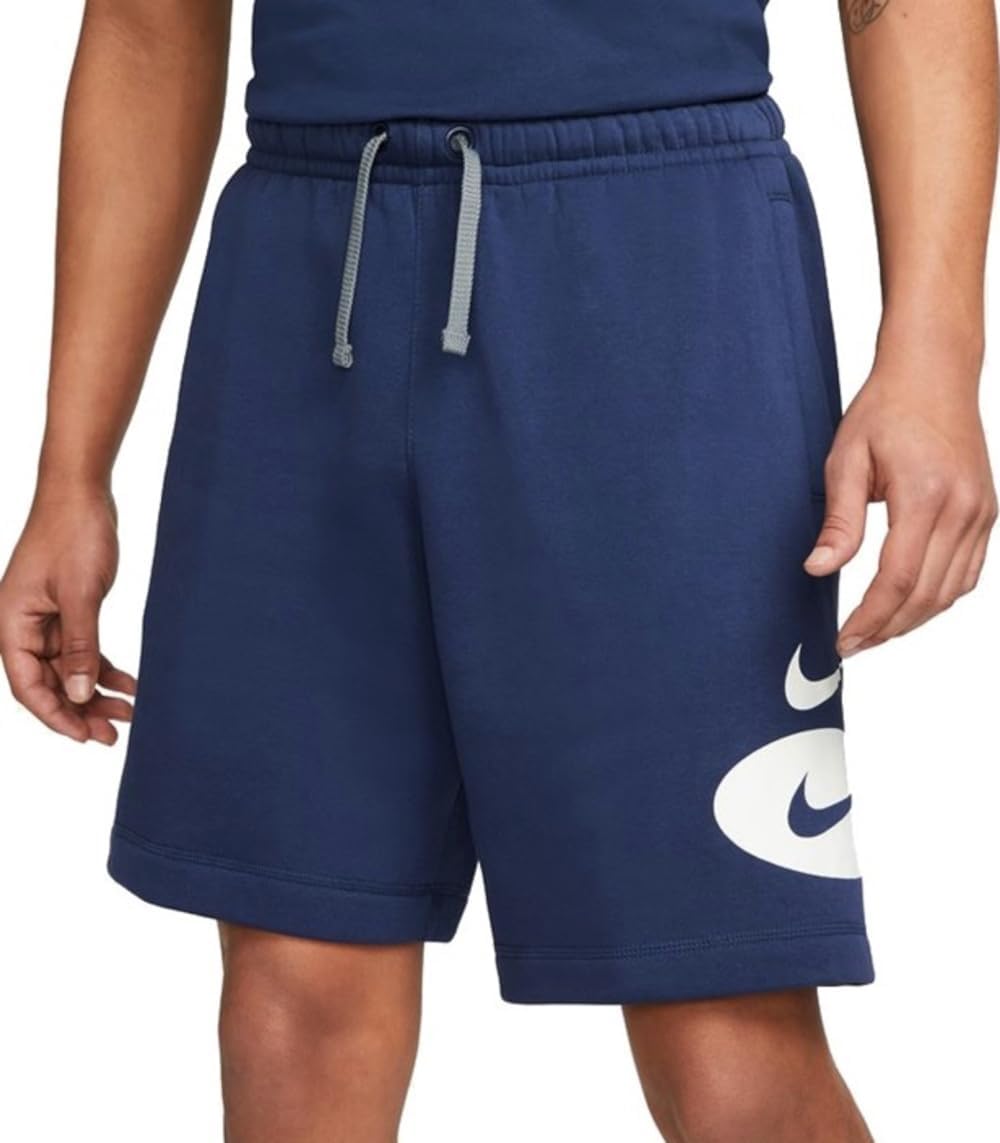 Nike Men's Navy Swoosh League Shorts - M