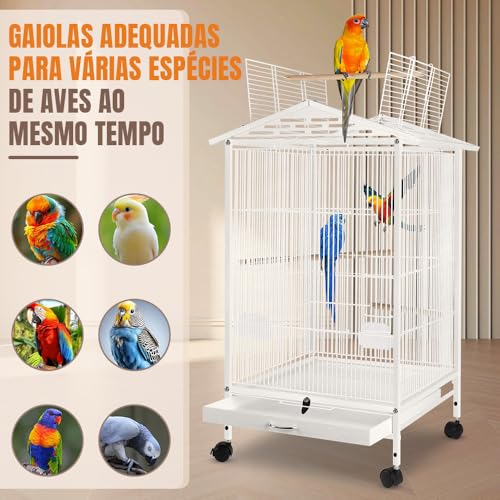 Gaiola de Pássaros, Gaiola para Calopsita, Viveiro para Calopsita, Gaiola Calopsita, Viveiro Grande,
