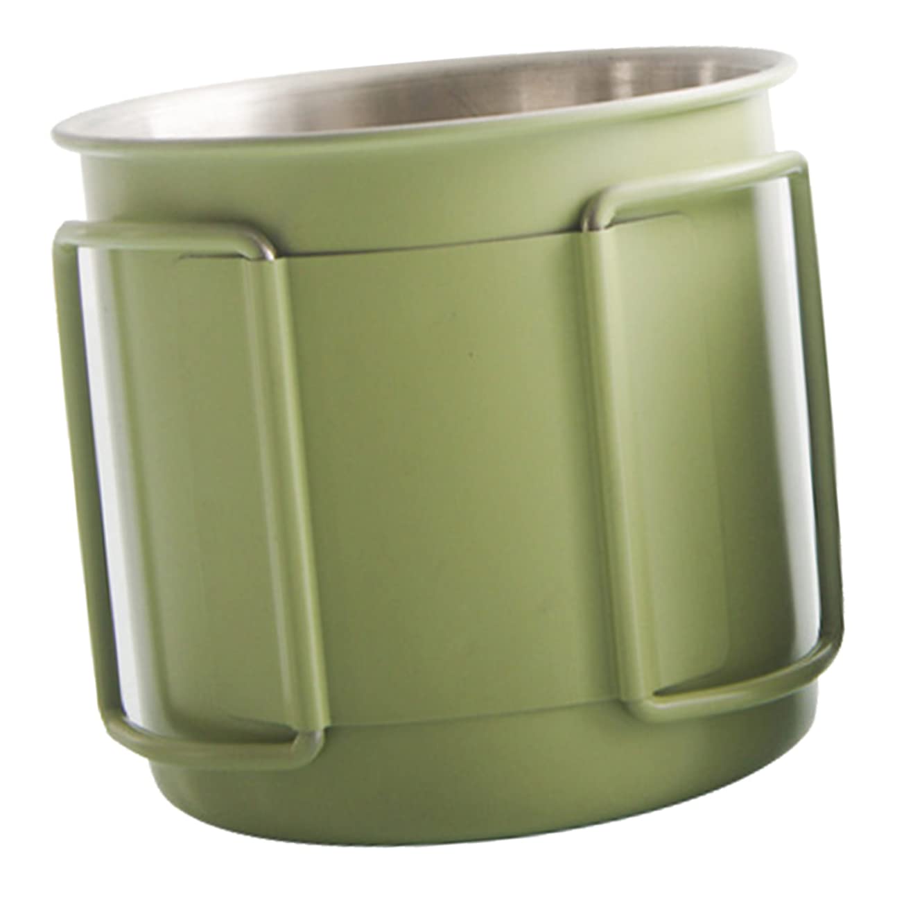 Garneck Camping Campfire Mug Campfire Coffee Mug Portable Coffee Cup Folding Camping Cup with Lids Beer Grilling Accessories Keep Insulated Collapsible Picnic Accessory Stainless Steel