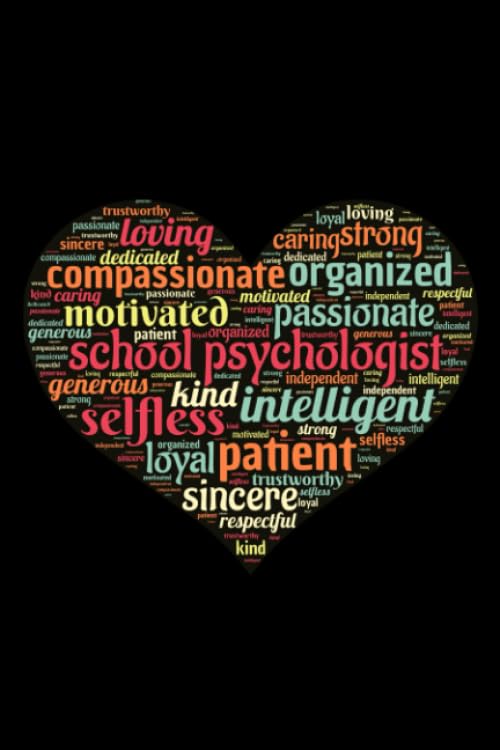 School Psychologist: School Psychologist Appreciation; Retirement; End of Year Gift; College Ruled Line Paper Notebook Journal Composition Exercise Book (120 Page,7 x 10 inch) Soft Cover, Matte