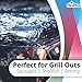 CHAMPS Aluminum Foil Sheet 200 Square Feet | Non-stick Standard Aluminum Foil Sheets | 12-Inch Heavy Duty Foil for Grilling, Baking, and Food Storage | Pack of 1