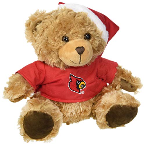 FOCO NCAA Louisville Bear With Santa Hat
