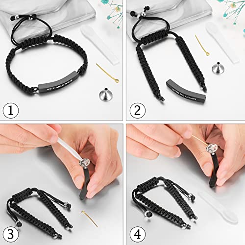 Pulsera Urna para Cenizas de Acero Inoxidable Unisex miniatura 3